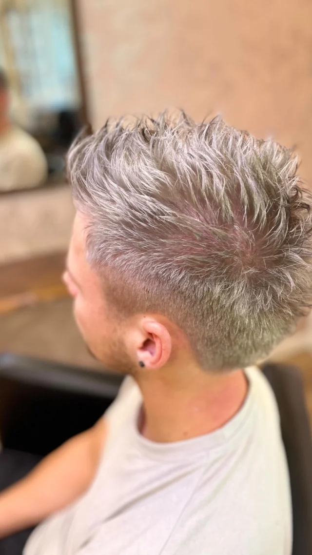 #beforeandafter #vorhernachher #wilsg #instahair #hairgoals #blondehair #schwarzkopfpro #lovemyjob #iceblonde #coolblonde #greyhair
